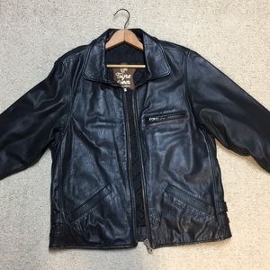 VINTAGE ARGENTINE MENS LEATHER JACKET